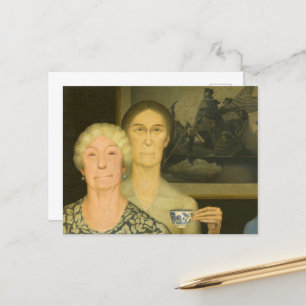 Cartão Postal Filhas da Revolução de Grant Wood