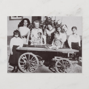 Cartão Postal Filhos do Czar: Marie, Anastasia & Alexis Romanov