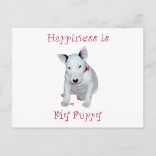 Cartão Postal Filhote de Bull Terrier