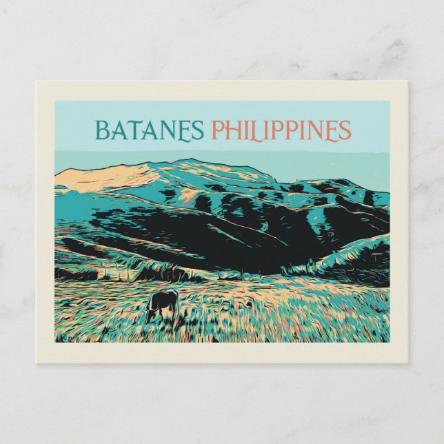 Cartão Postal Filipinas, ilhas Batanes (Frente)