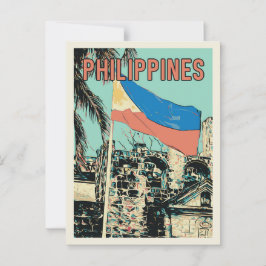 Cartão Postal Filipinas, Manila Intramuros, Santiago fort