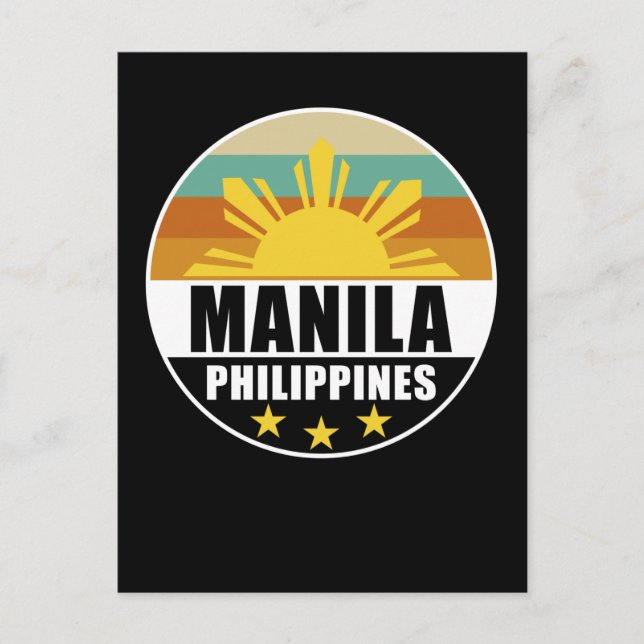 Cartão Postal Filipinas Manila Orud Filipino Love Pinoy (Frente)