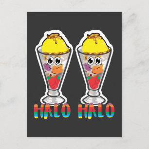 Cartão Postal Filipino Halo-Halo Sorvete Dessert Lover