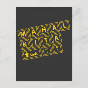 Cartão Postal Filipino Mahal Kita Filipinas Dias de os namorados