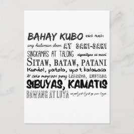 Cartão Postal Filipino Nursery Rhyme