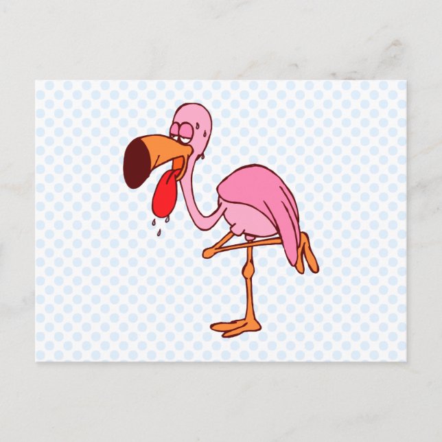 Cartão Postal Fillip Flamingo (Frente)