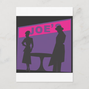 Cartão Postal Filme Noir Scene