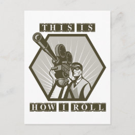 Cartão Postal filme tv câmera diretor de cinema