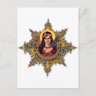 Cartão Postal Filomena santo, patrono de bebês e crianças