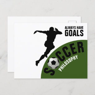 Cartão Postal Filosofia do futebol