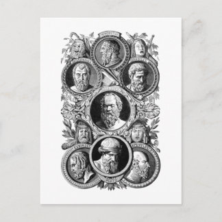 Cartão Postal Filósofos gregos