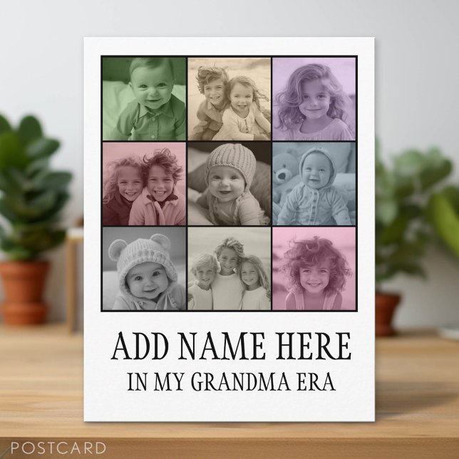 Cartão Postal Filtro Automático De Fotos - Na Minha Era Da Avó (Funny Photo Postcard)