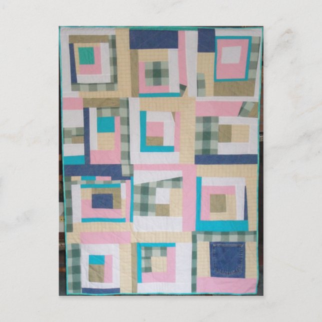 Cartão Postal Filtro de Cabina de Log Funky (Frente)