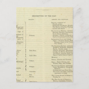 Cartão Postal Fim da Paz Geral 1828 AD