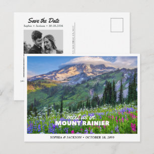 Cartão Postal Fim de Semana de Casamento em Mount Rainier - Salv