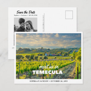 Cartão Postal Fim de Semana de Casamento em Temecula - Vinícola