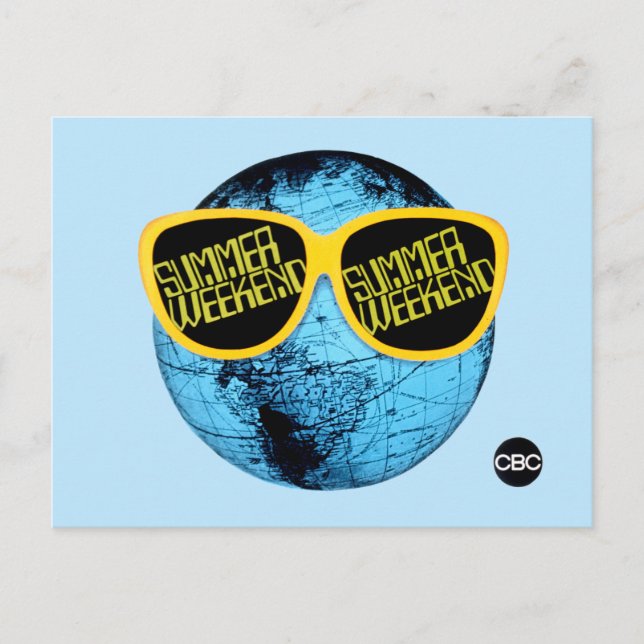 Cartão Postal Fim de Semana de Verão da CBC (Frente)