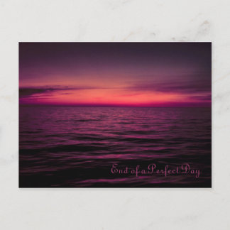 Cartão Postal Fim do Sunset