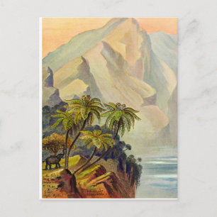 Cartão Postal Final de 1882 do mundo de Ernst Haeckel