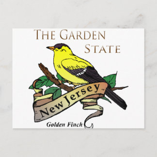 Cartão Postal Finalidade do Ouro do Jardim de Nova Jersey