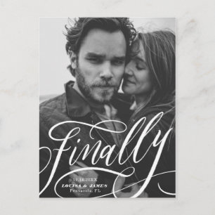 Cartão Postal Finalmente adiada Foto Covid Salvar a Data