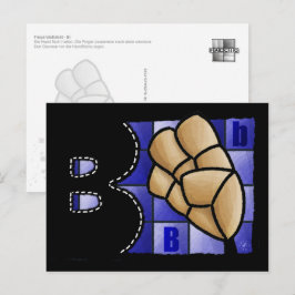 Cartão Postal Fingeralphabet B