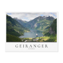 fiorde Geiranger na Noruega