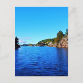 Cartão Postal fiordes noruegueses