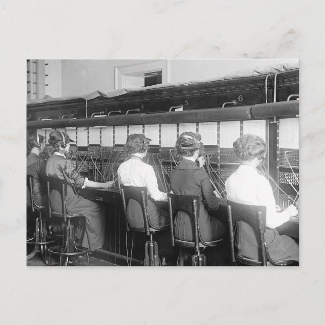 Cartão Postal Fios cruzados: 1914 (Frente)