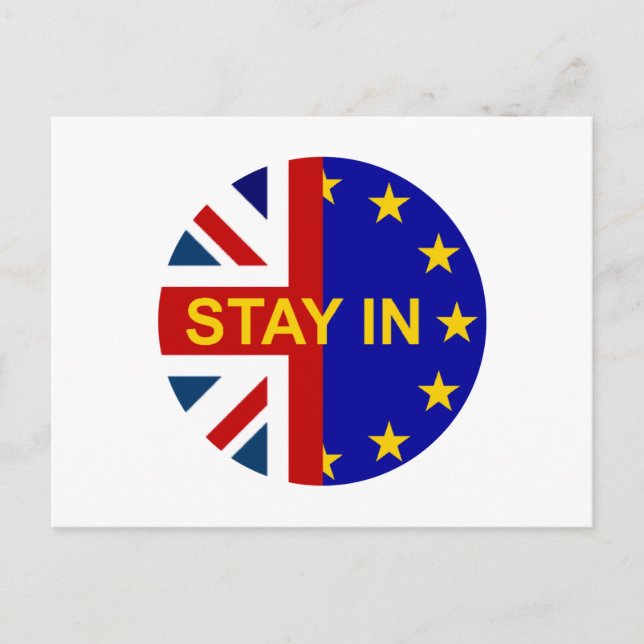 Cartão Postal Fique aí! (Frente)