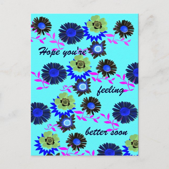 Cartão Postal Fique bem em breve (Frente)