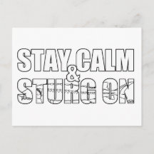 Fique Calm & Sturg On -Lake Sturg - acigifts@yahoo