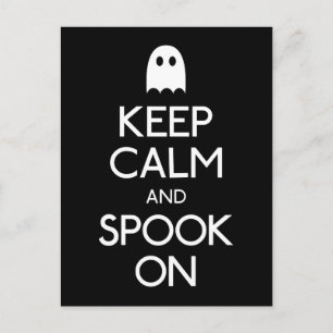 Cartão Postal Fique calmo e se assuste