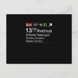 Cartão Postal Fique calmo, esse adolescente tem sonhos em Nova Y