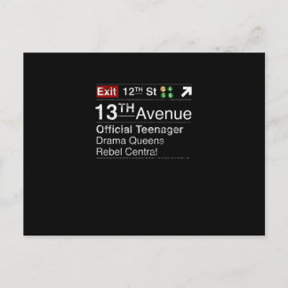 Cartão Postal Fique calmo, esse adolescente tem sonhos em Nova Y