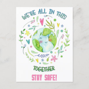 Cartão Postal Fique Seguro!