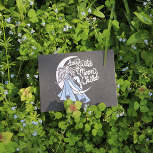 Cartão Postal Fique Selvagem Criança da Lua