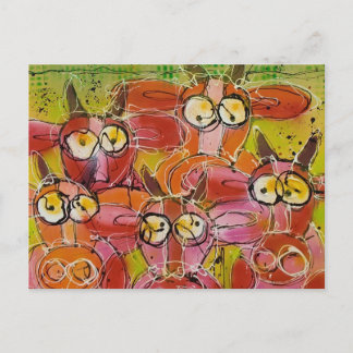 Cartão Postal "fiquem paradas garotas!"