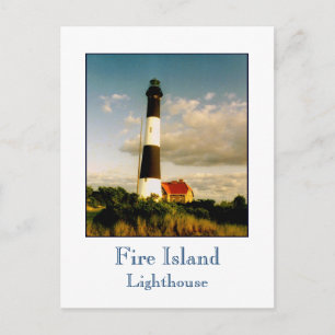 Cartão postal 'Fire Island Lighthouse at Sunset'