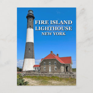 Cartão Postal Fire Island Lighthouse, Cartão-postal de Nova Iorq