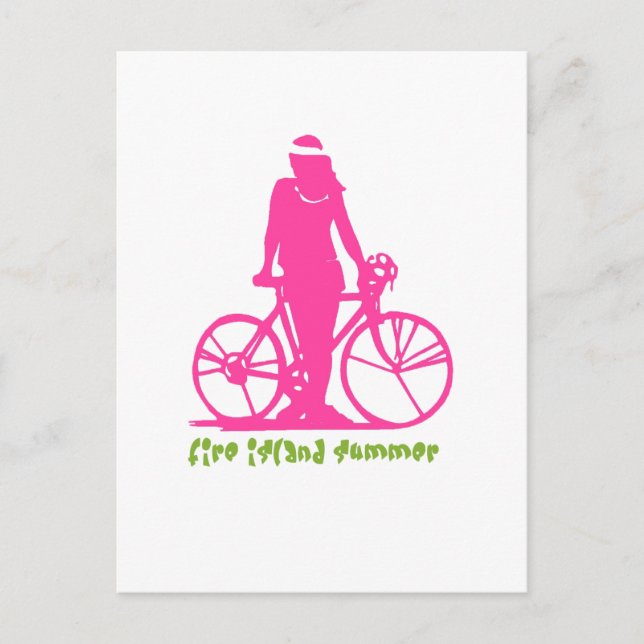 Cartão Postal Fire Island Summer (Frente)