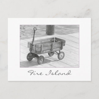 Cartão postal 'Fire Island Wagon'