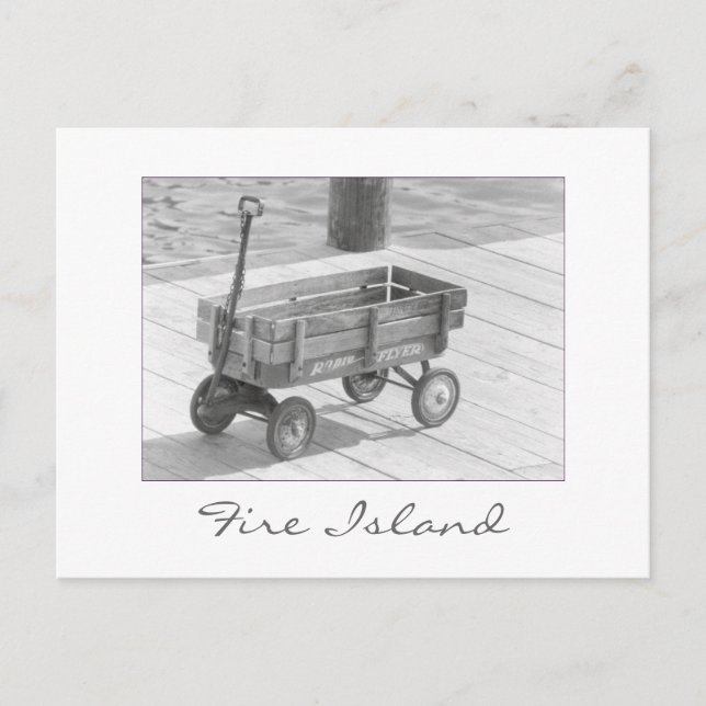 Cartão postal 'Fire Island Wagon' (Frente)