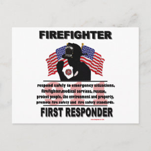Cartão Postal FireFighter_First_Responder