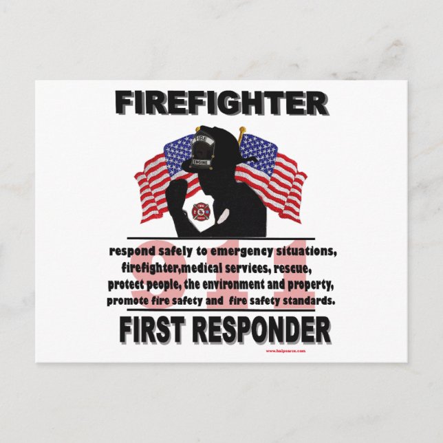 Cartão Postal FireFighter_First_Responder (Frente)