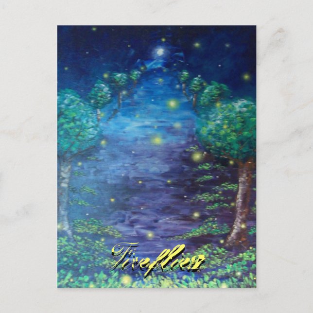 Cartão postal Fireflies (Frente)