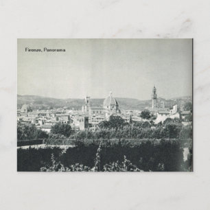 Cartão Postal Firenze, Florença, Panorama