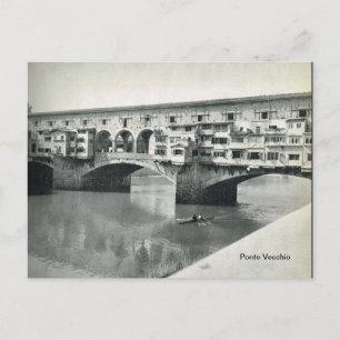 Cartão Postal Firenze,Florença,Ponte Vecchio