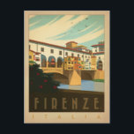 Cartão Postal Firenze, Itália<br><div class="desc">Anderson Design Group é uma ilustração e design de prêmio vencedora em Nashville,  Tennessee. O fundador Joel Anderson dirige uma equipe de artistas talentosos para criar a arte original da poster,  que se parece com impressões clássicos de propaganda desde a 1920 até os anos 60.</div>