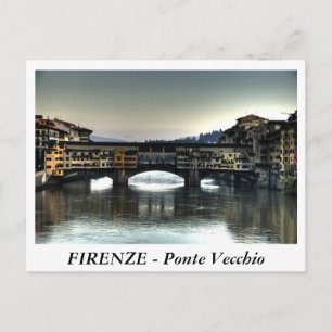Cartão Postal FIRENZE - Ponte Vecchio